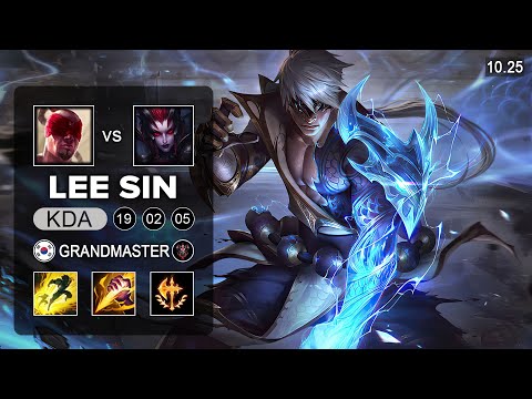 GEN G Clid Lee Sin Jungle vs Elise - KR Grandmaster Patch 10.25