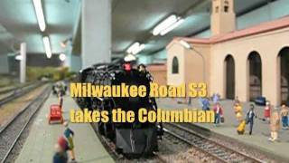 Milwaukee Road S3 leads the Columbian
