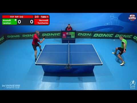 02:00 Anatolii Levshyn 3 - 0  Hennadii Yurchenko West 5 WIN CUP 26.10.2022 | TABLE TENNIS WINCUP