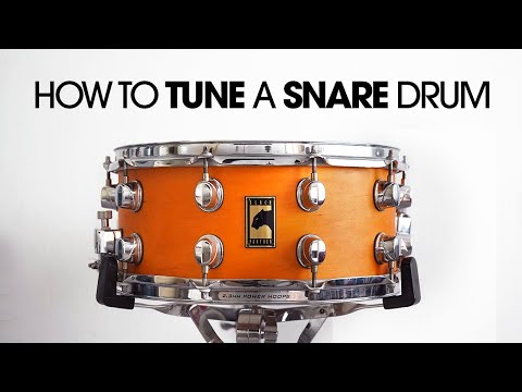 How to TUNE a SNARE DRUM (Step by Step)