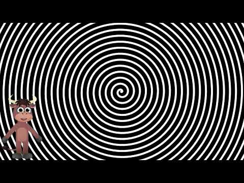 Espiral Mágica Hipnose - Espiral Mágica Branco e Preto - Ilusão Ótica - Olhe no Centro da Espiral