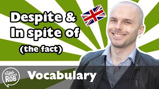 How to use despite and in spite of in a sentence - English linking words