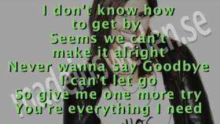 Janet Leon - Let go (WITH LYRICS) !!