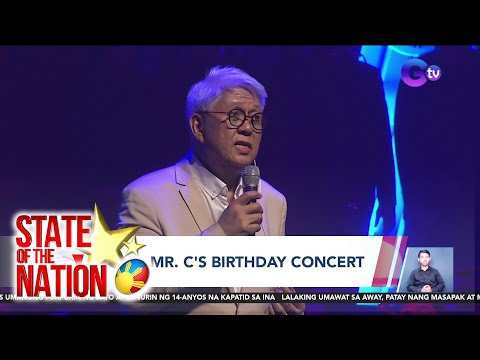 Mr. C'S Birthday Concert SONA