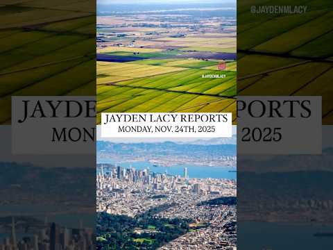 11/24/2025: #jaydenlacyreportsmidday has the #latestnews, plus #NorCal ’s #forecast.