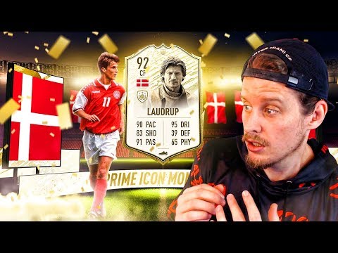 THE BEST CARD?! 92 PRIME ICON MOMENTS LAUDRUP PLAYER REVIEW! FIFA 20 Ultimate Team