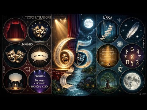 VIDEO 65: ESPAÑOL - TEXTOS LITERARIOS II: LÍRICA Y DRAMÁTICA - ECOEMS 2026 - Anime ECOEMS 2026