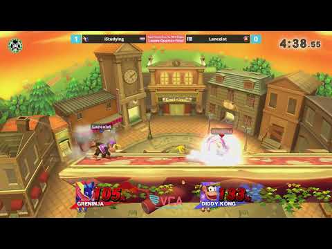 VCA - iStudying (Greninja) Vs. Lancelot (Diddy) - Losers Quarters - Smash 4 Singles
