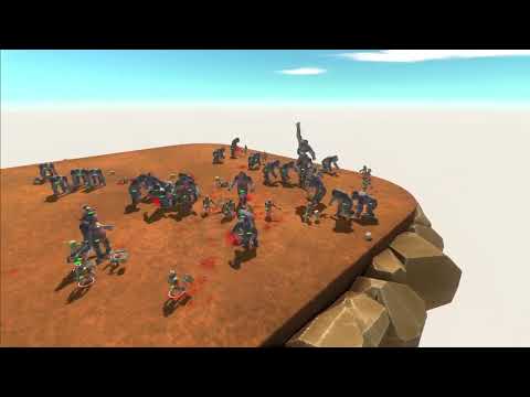 Animal Revolt Battle Simulator// 35 Ghor Gorilla VS 35 Goro the Giant