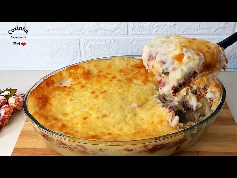 DRIED MEAT STEW WITH MASHED POTATOES