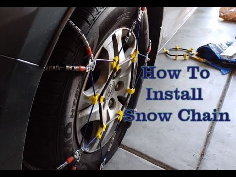 Snow Chain Install SCC Z6