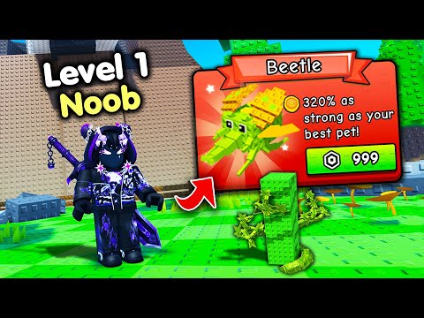 Starting Over as NOOB with OP SECRET in Build To Climb! (Roblox)