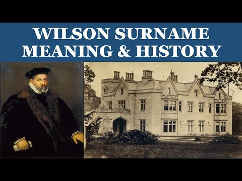 Wilson Surname History