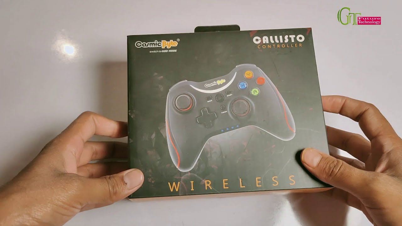 Best Gamepad cosmic byte callisto wireless gamepad controller unboxing review in Hindi