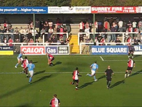 Woking 0-2 York City - Daniel McBreen Goal (11/10/08)