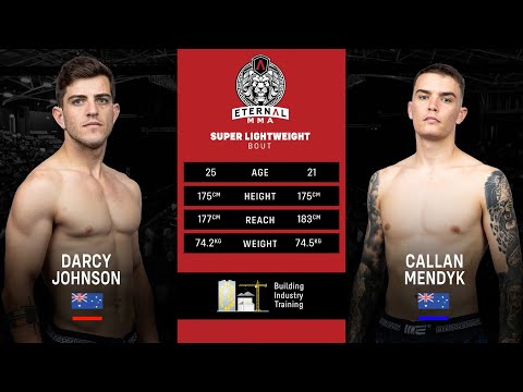 ETERNAL 70 - DARCY JOHNSON VS CALLAN MENDYK - MMA FIGHT VIDEO