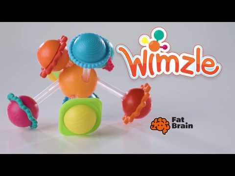 Відео огляд Іграшка-прорізувач Сенсорні кулі, Fat Brain Toys Wimzle
