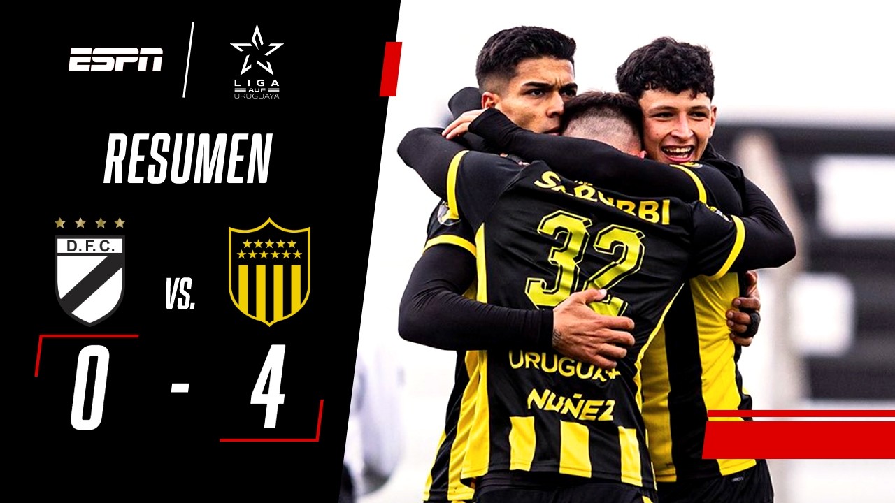 DOBLETE DE AREZO EN LA GOLEADA CONTUNDENTE DEL MANYA POR EL TORNEO | Danubio 0-4 Peñarol | RESUMEN