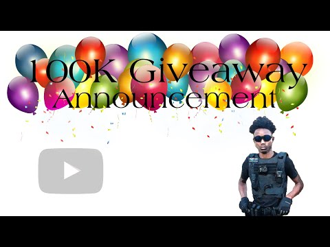 Road to 100K Subs & Giveaway Announcement