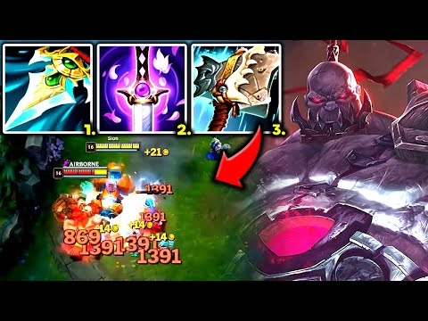 SION TOP (R) DEMOLISHES YOU FROM MAX HP! (THIS IS HILARIOUS) - S13 Sion TOP Gameplay Guide