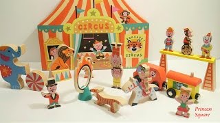 Janod Circus Story Box Opening | Wooden Circus Playset Unboxing 2017