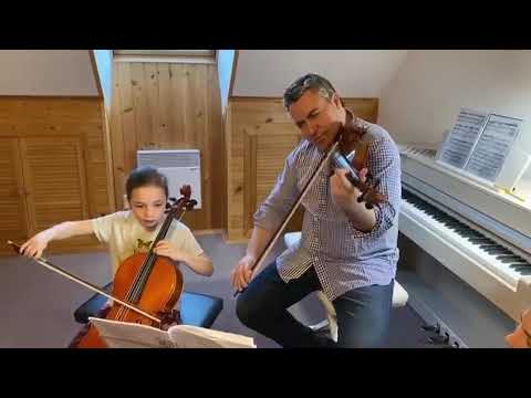 Maxim Vengerov and daughter Polina plays duet