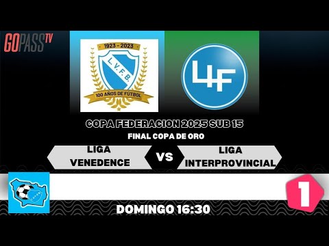 FINAL COPA FEDERACION SUB 15 - LIGA VENADENCE VS LIGA INTERPROVINCIAL