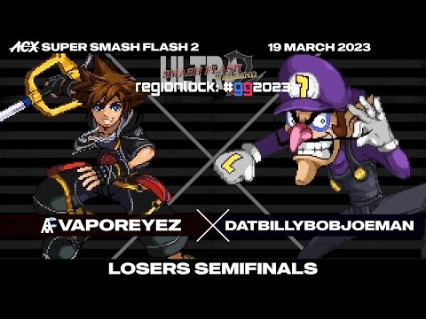 VaporeyeZ (Sora) vs datbillybobjoeman (Waluigi) - Losers Semifinals - REGIONLOCK: #GG2023