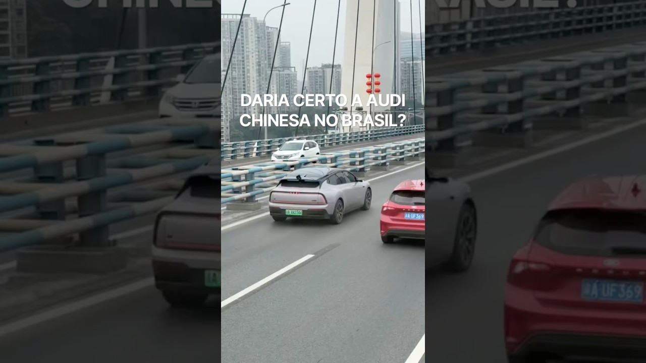 A AUDI, em caixa alta, é a marca-irmã elétrica criada com a chinesa SAIC.