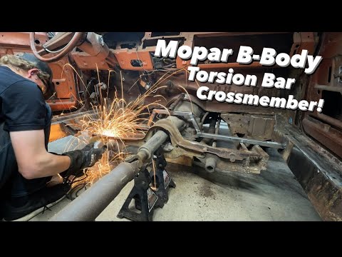 1970 Dodge Charger TORSION BAR CROSSMEMBER replacement (66-70 Mopar B-Body)