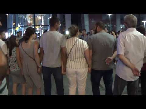 Kochari dance in North avenue, Yerevan