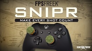Накладки на стики KontrolFreek Grips SNIPR Green для геймпада Dualshock PS4 (зелёный)