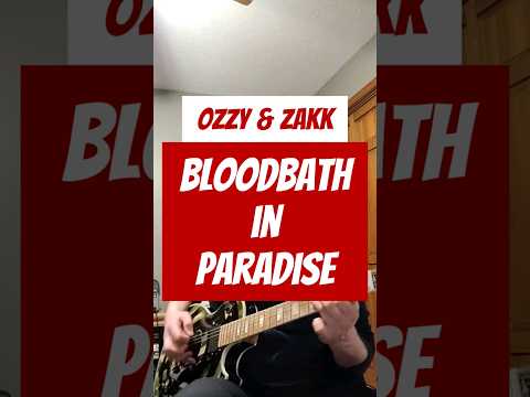 Ozzy Osbourne & Zakk Wylde - Bloodbath in Paradise - Guitar Cover Short on a Gibson Les Paul Custom