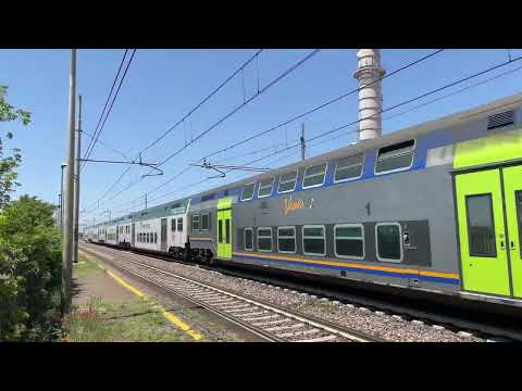 [4K] Trenord RE Milano Centrale - Verona Porta Nuova sulla Milano - Venezia. E464 + Vivalto.