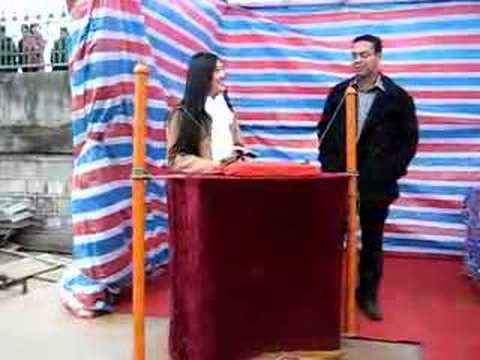 Mrs. Peeraya Busser launching mv "Dok Bua"