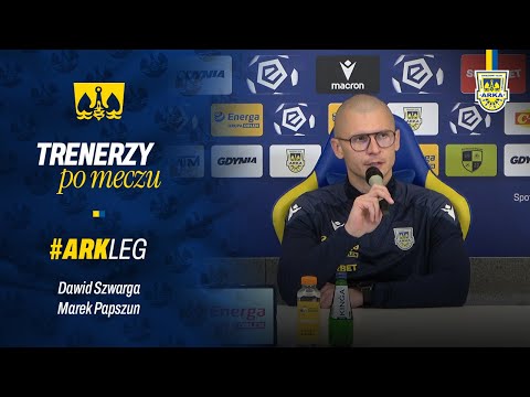 ARKA GDYNIA - LEGIA WARSZAWA 2:2. TRENERZY PO MECZU