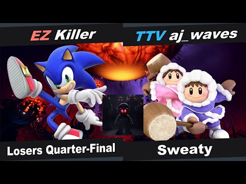 DARK ASSEMBLY #57 Losers Quarters - Killer (Sonic) Vs AJ_Waves (Ice Climbers) Smash Ultimate - SSBU