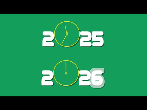 2026 New Year Countdown Green Screen | New Year wishes