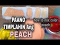 paano timplahin ang kulay peach sa latex na pintura-HOW TO MIX COLOR PEACH IN LATEX PAINT