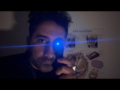 ASMR: 4 Filter Ophthalmoscope Medical Exam (dictated)