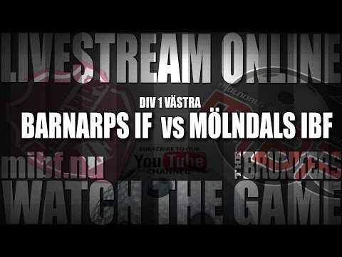 Redigerad H1: Barnarps IF - Mölndals IBF - nu med ljud.