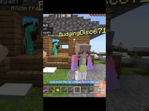 Multiplayer Team Play In Minecraft Lifeboat Survival Mode Bedrock PVP Server To Join Game New Video