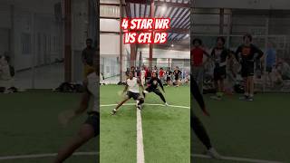 4 star WR vs CFL veteran DB!!! #football #nfl #cfl #espn #collegefootball