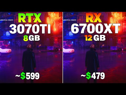 RTX 3070 Tİ vs RX 6700 XT - Test in 8 Games