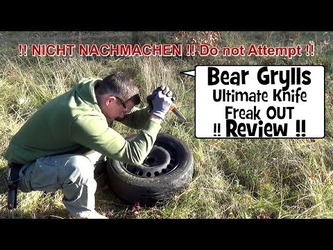 "Survival Mattin" does a "Bear Grylls Ultimate Knife" review, a retrospective extreme test.