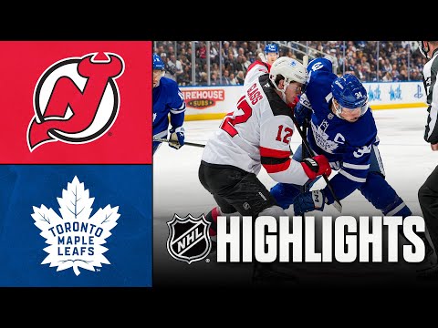 NHL Highlights | Devils vs. Maple Leafs | October 21, 2025