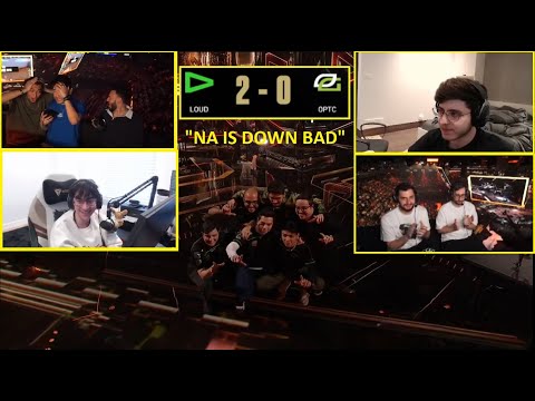 TARIK, TENZ AND MORE REACTS TO OPTIC LOSS VS LOUD IN VCT CHAMPIONS ISTANBUL