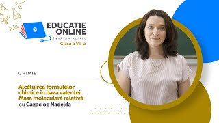 Alcătuirea formulelor chimice în baza valenței. Masa moleculară relativă