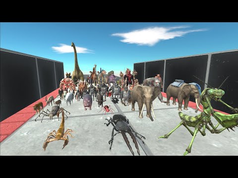 Allosaurus Chase Part 1 - Animal Revolt Battle Simulator