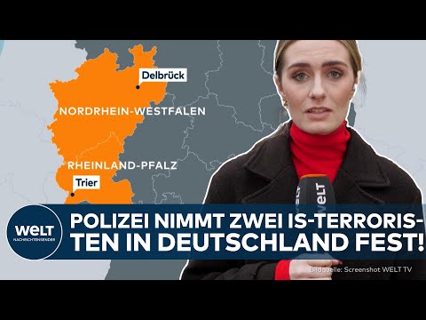 DEUTSCHLAND: Festnahmen wegen Terrorverdacht – Ermittler sprechen von monatelanger IS-Mitgliedschaft